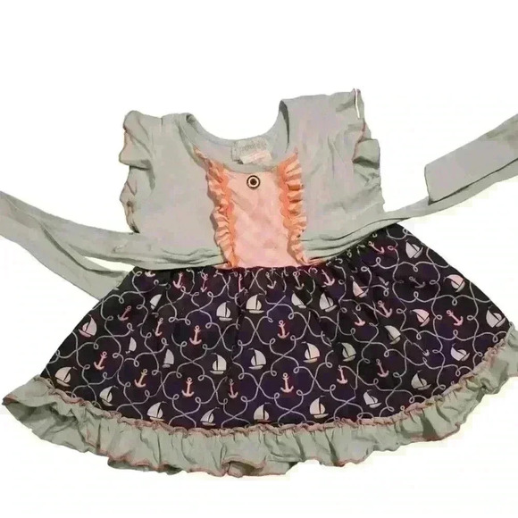 Serendipity by Shrimp and Grits sailboat top size M (5-6) - Picture 1 of 4